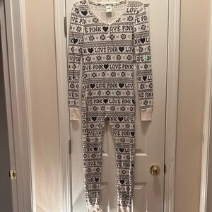 NWOT PINK Victoria's Secret Onesie